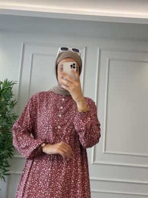 Esine Elbise Kırmızı