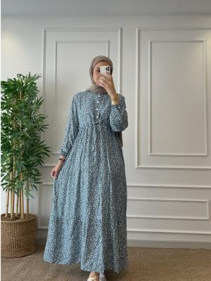 Esine Elbise Mint Yeşili