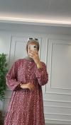Esine Elbise Kırmızı